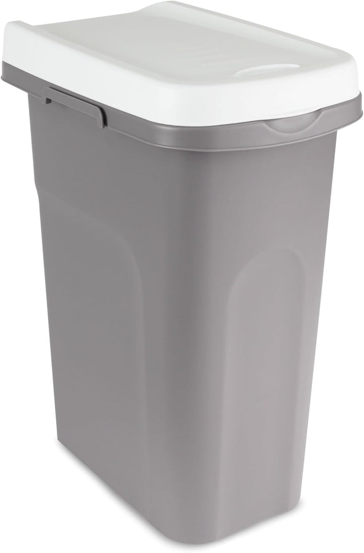 40L Mülleimer weiss, Mülleimer Küche, Mülltonne, Abfalleimer Küche, Trash Bin, Mistkübel, Gelber Sac