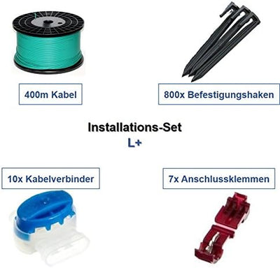 Genisys Installation Set L+ kompatibel mit Husqvarna Automower ® 4** 5** Kabel Haken Verbinder Paket