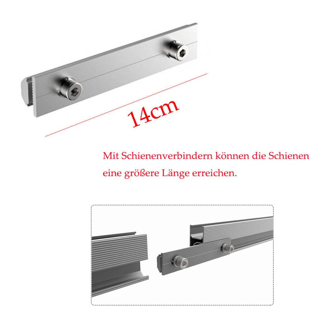 für Breite des Solarmoduls 1134mm, Photovoltaik Solar Ziegeldach Montage Set 3 Module Befestigung Sc