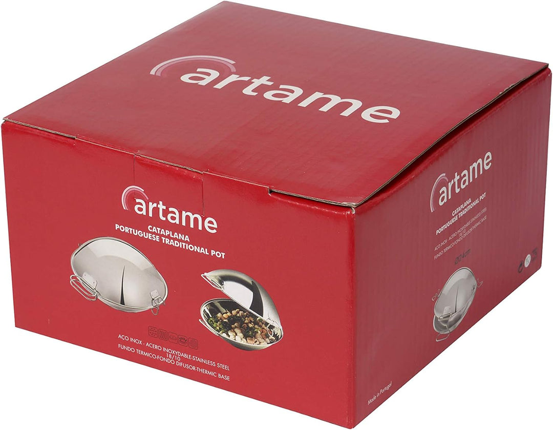 Artame art32803 cataplana Edelstahl Bräter 30 cm 30 cm, 30 cm