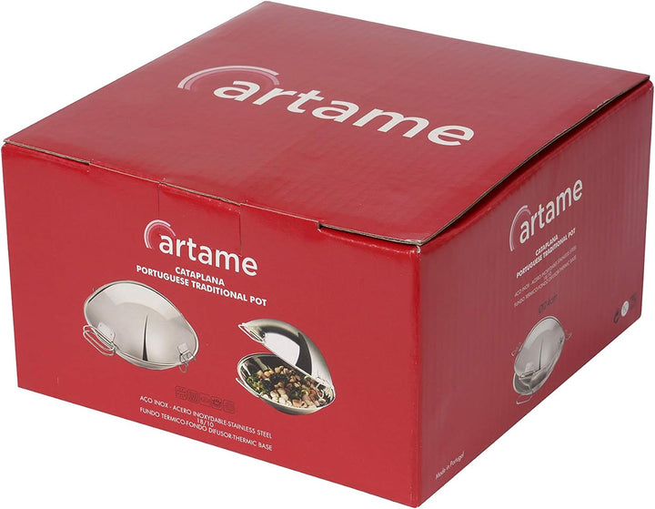 Artame art32803 cataplana Edelstahl Bräter 30 cm 30 cm, 30 cm