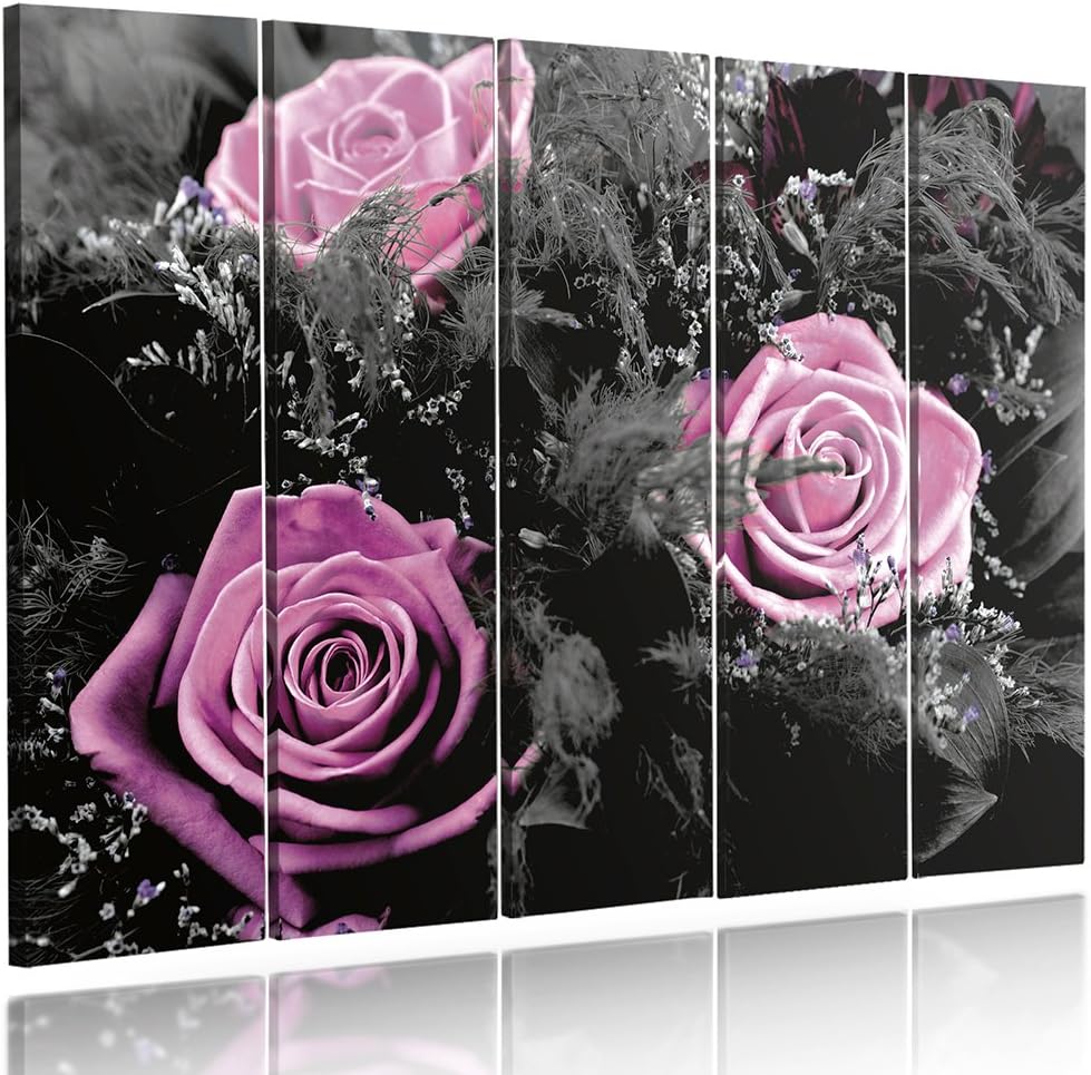 Feeby Frames, Leinwandbild, Bilder, Wand Bild - 5 Teile - Wandbilder, Kunstdruck XXL, Typ C, 300x140