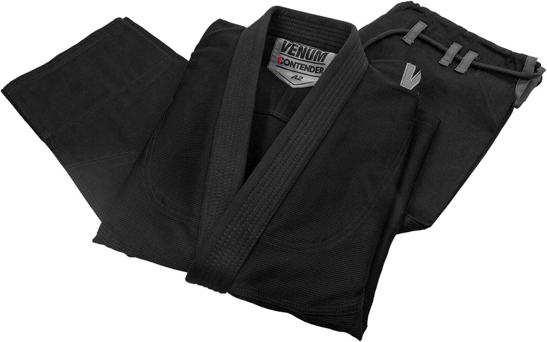 Venum Contender Evo Brazilian Jiu Jitsu Gi/Anzug A3.5 Schwarz, A3.5 Schwarz