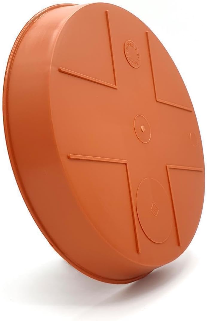 10er-Set Blumentopf-Untersetzer Rund aus Plastik 40 cm Durchmesser, Untertopf für Innen- und Aussenb