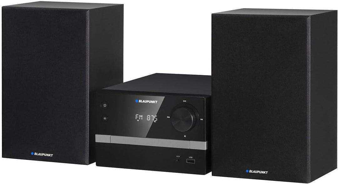 Blaupunkt MS9BT Micro Stereo Installation mit Bluetooth CD Player FM Radio USB AUX 20W RMS Kompaktes