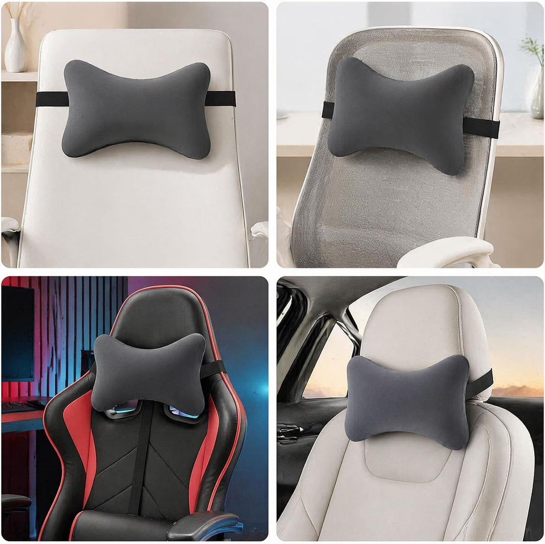 Nackenkissen für Gartenstühle aus Memory Foam | Ergonomisch Nackenkissen Auto, Kühlendem Bezug, für