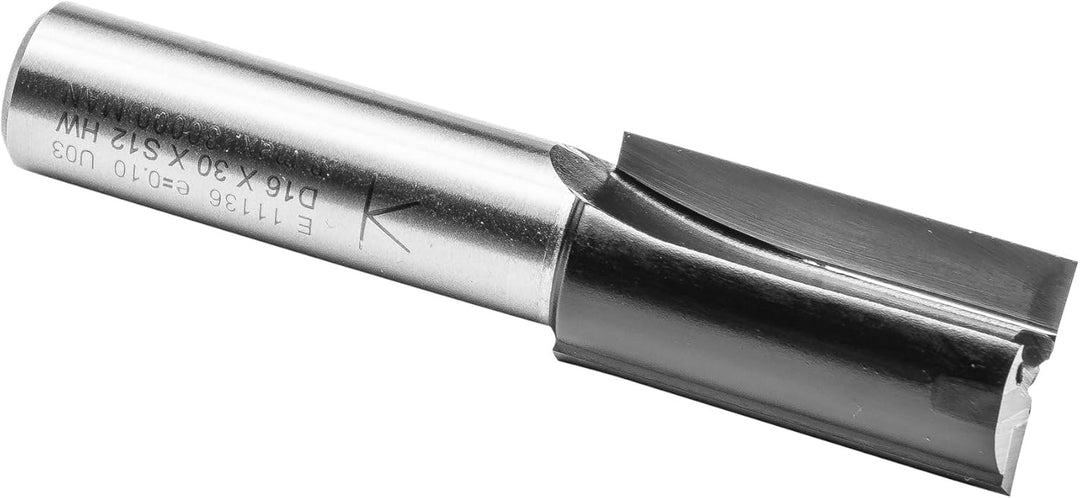 ENT 11136 Nutfräser HW, Schaft (S) 12 mm, Durchmesser (D) 16 mm, NL 30 mm, SL 40 mm, GL 70 mm, mit H