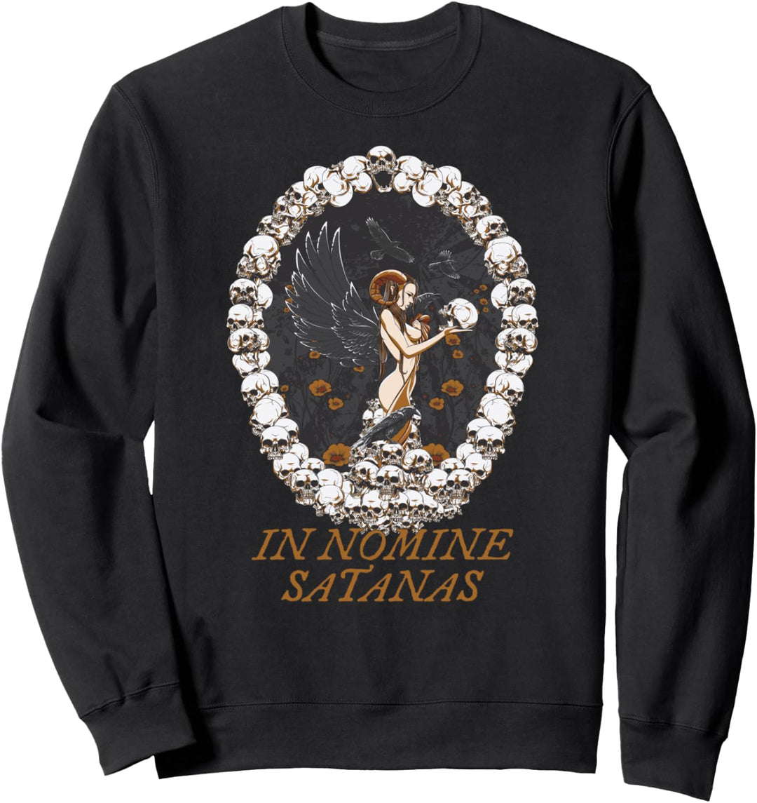 In Nomine Satanas I Satanisch, Gothic und Okkult I Satan Sweatshirt