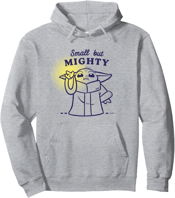 Star Wars The Mandalorian Grogu Small But Mighty Pullover Hoodie