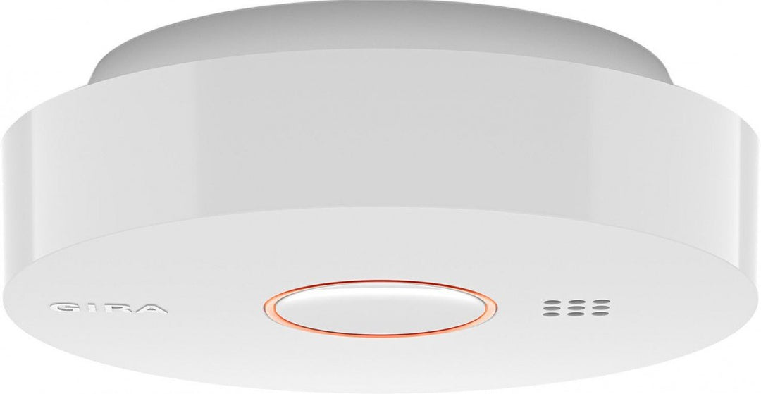 Gira Basic Q Rauchwarnmelder 114502, reinweiss glänzend