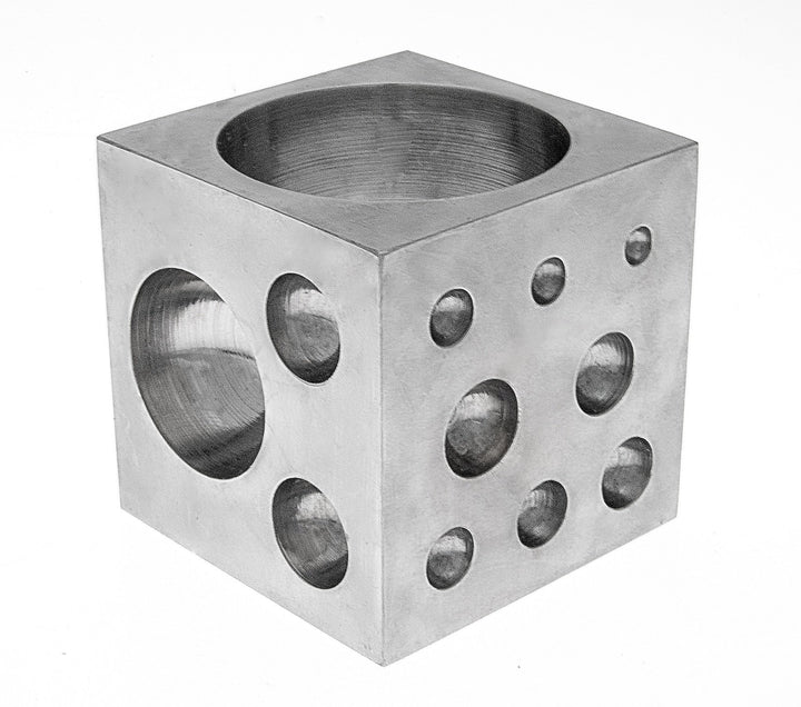 SE JT3403DS Klotzblock mit polierten Hartstahl-Hohlräumen, 5,1 x 5,1 x 5,1 cm 2 x 2 x 2", 2 x 2 x 2"