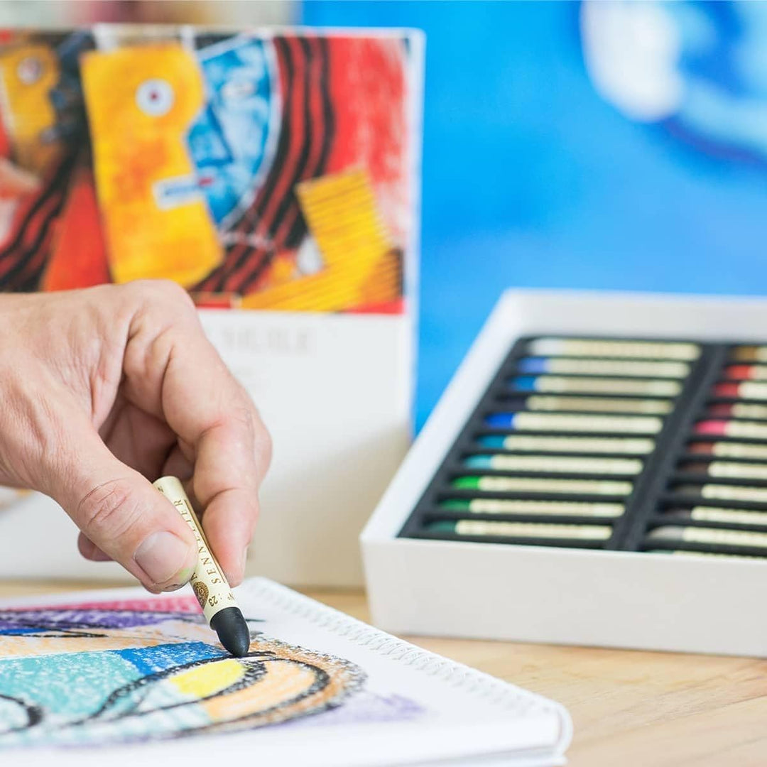 Sennelier Ölkreide, verschiedene Farben, 24 Stück