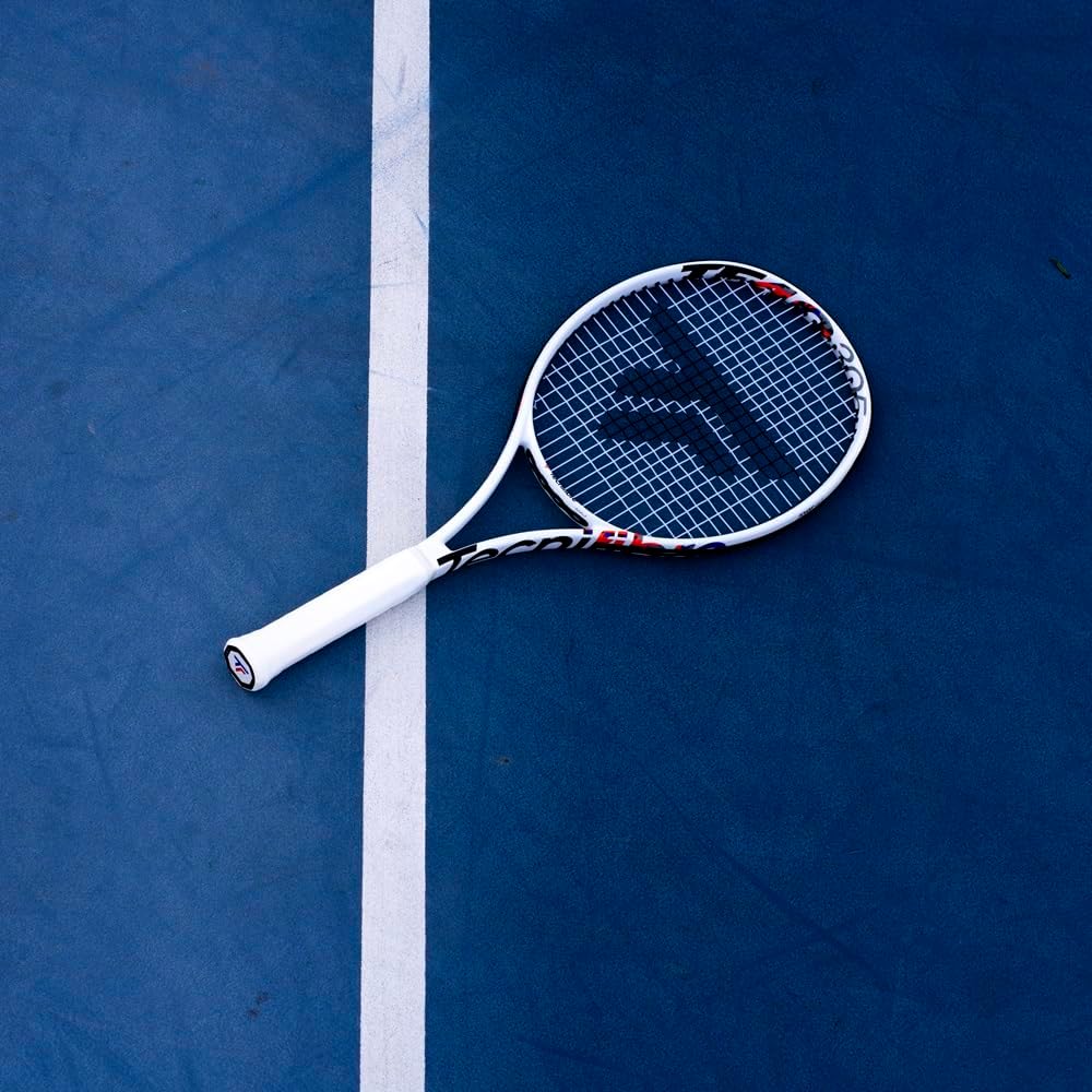Tecnifibre Tf-40 305 G (16X19) unbesaitet 305g Tennisschläger Turnierschläger Weiss - Schwarz 4_1/4,