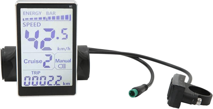 Wasserdichtes LCD Display 24V-60V M5 Panel für 31,8/22,2mm Fahrräder &amp; E-Scooter Ersatzcomputer mit