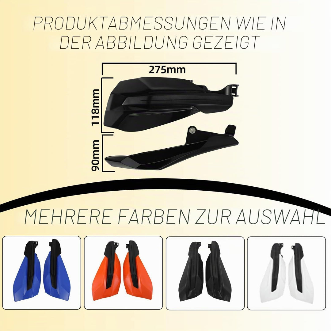 JFG RACING Handguards,Handguards Motorrad Handschutz Motorrad Universal Für 22mm 28mm Lenker SX SXF