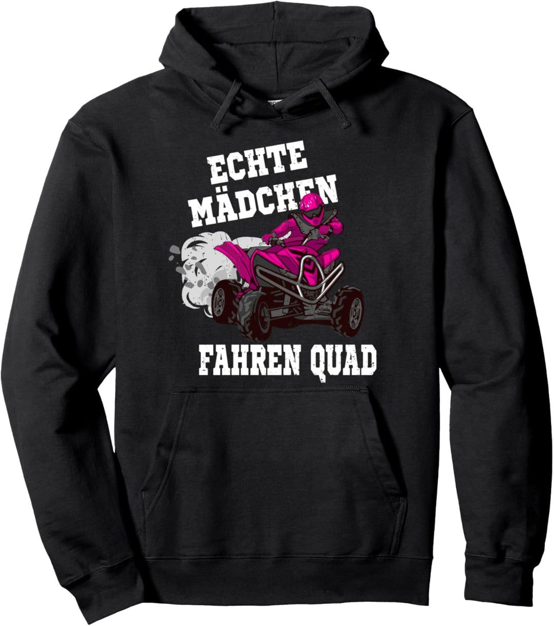 Quad Fahrerin Mädchen Offroad lustiges Quad Fahrer Geschenk Pullover Hoodie