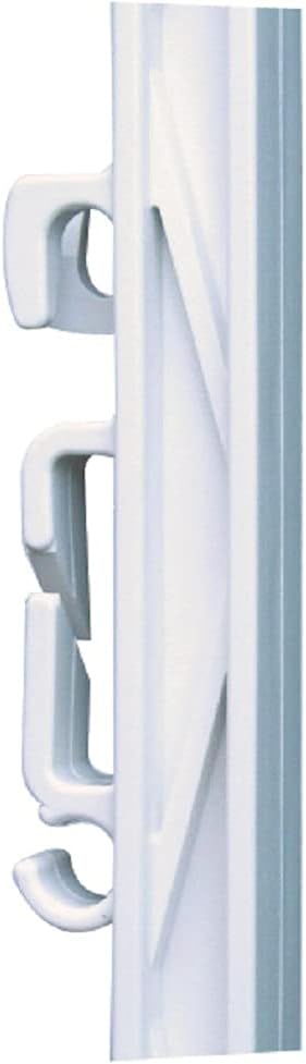 Weidezaunpfahl Kunststoffpfahl Steigbügel 156cm 8 Bandösen 8 Seilösen mit Stahlnagel (10er Pack)