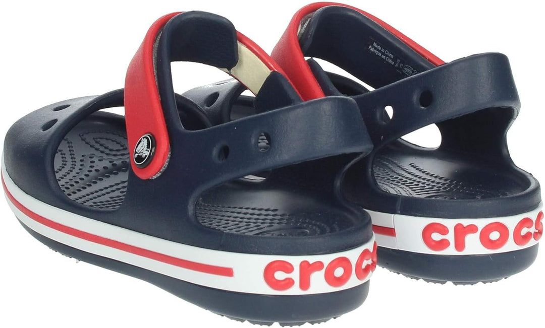 Crocs Unisex Kinder Crocband Kids Sandalen 29/30 EU Navy Red 001, 29/30 EU Navy Red 001
