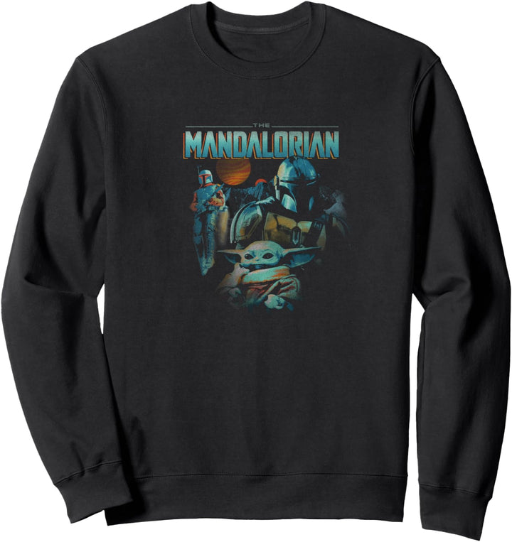 Star Wars The Mandalorian Bobas Back Sweatshirt