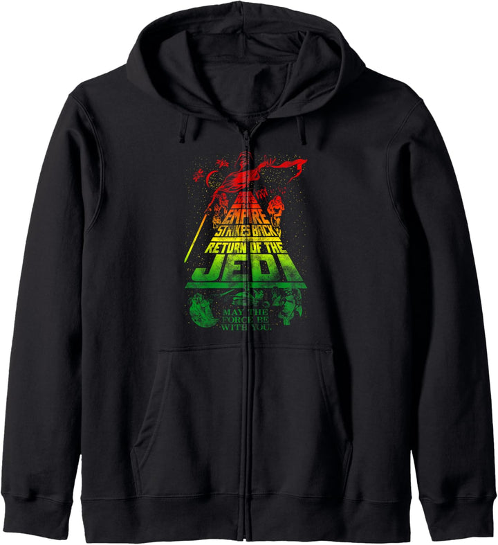 Star Wars Jedi Title Rasta Collage Kapuzenjacke