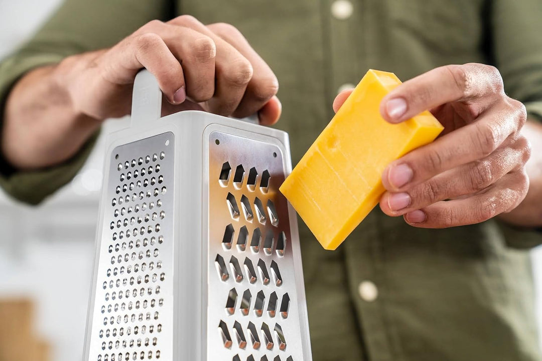ZWILLING Z-Cut Vierkantreibe, Multifunktional, Edelstahlklinge, Kunststoffgehäuse, Zwei-Wege-Reibtec
