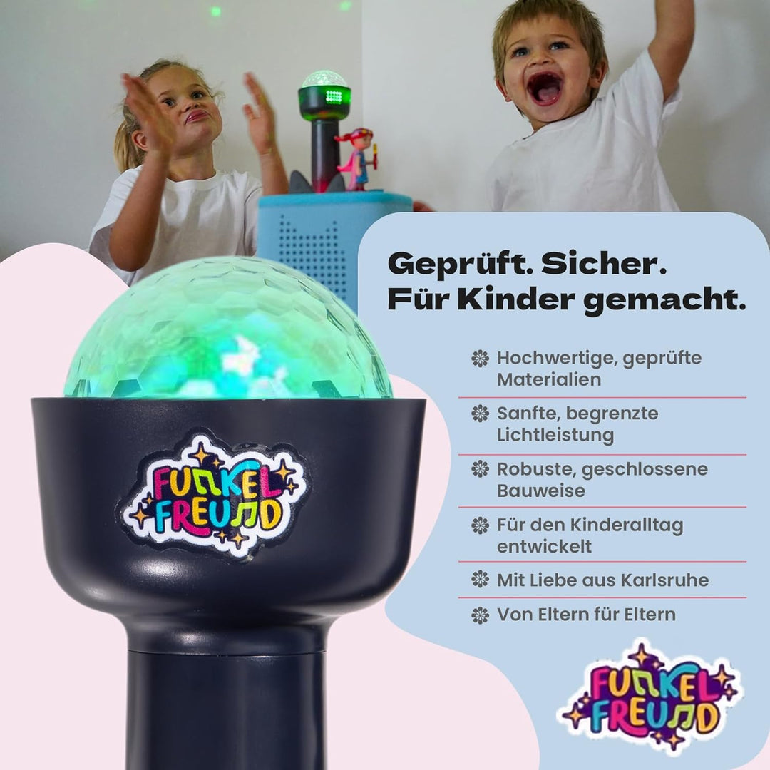 LED Licht für die Toniebox musikgesteuert | Kinderdisco & Nachtlicht | Kompatibel mit Toniebox 1 & 2