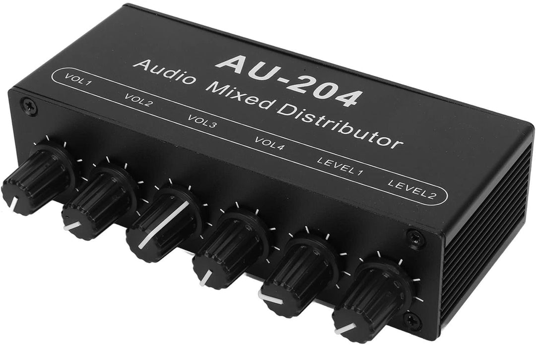 Kleiner Mini-Stereo-Audio-Vorverstärker, 2 Eingänge und 4 Ausgänge, 3,5 Mm, Einzeln Gesteuert, Kopfh