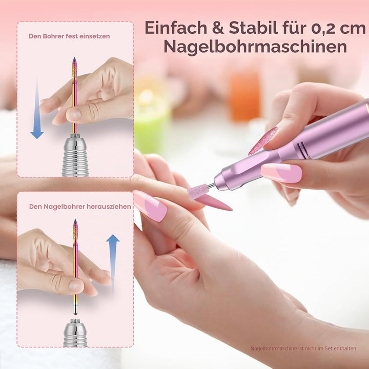 26Stück Nagelfräser Bits Set, 3/32&