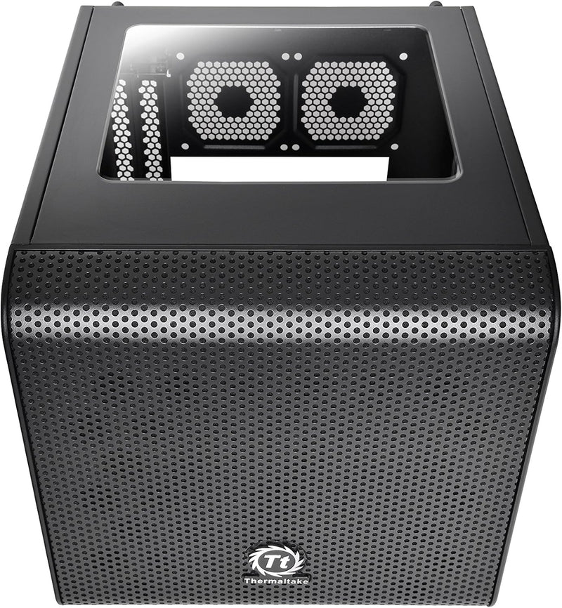 Thermaltake Core V1 Cube Case schwarz Mini ITX, schwarz
