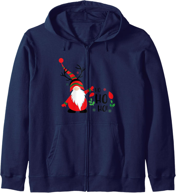 Weihnachtsoutfit Mini Weihnachtsmann Santa Nikolaus Ho Ho Ho Kapuzenjacke