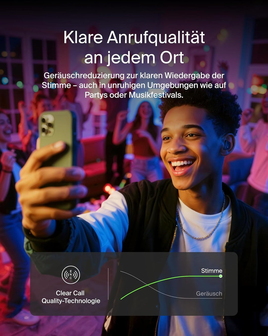 Belkin SoundForm Anywhere In Ear Kopfhörer Kabellos Bluetooth 6.0 für Seitenschläfer, Leicht, Komfor