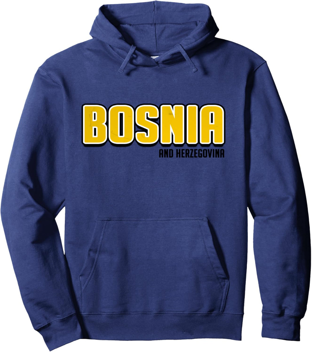 Bosnia And Herzegovina Flag, Bosnia Flagge, Bosnian, Bosnia Pullover Hoodie