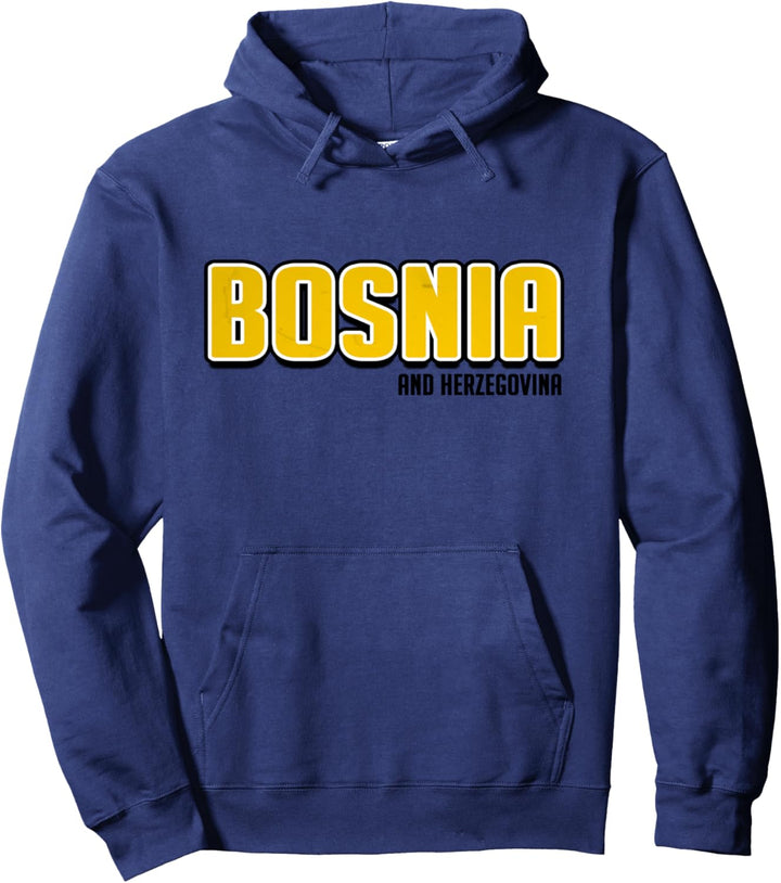 Bosnia And Herzegovina Flag, Bosnia Flagge, Bosnian, Bosnia Pullover Hoodie