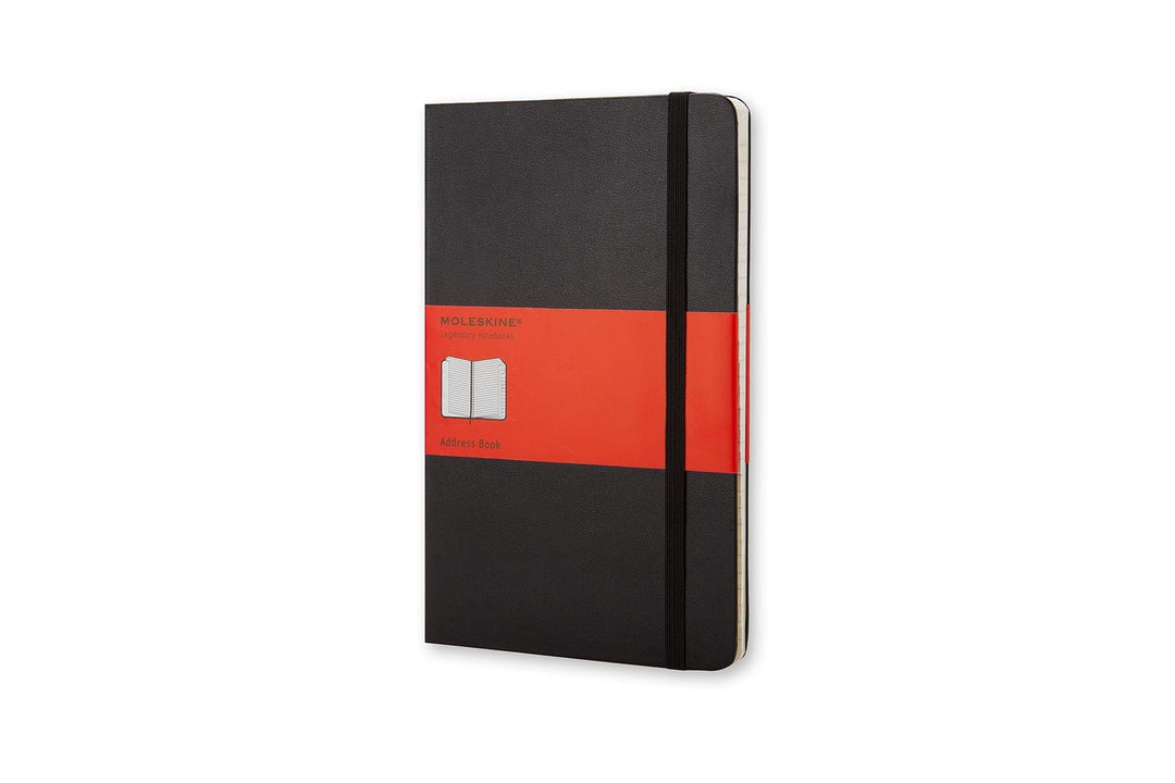 Moleskine Adressbuch mit alphabetischem Index, Organizer für Zuhause und Büro, Harter Umschlag, Tasc
