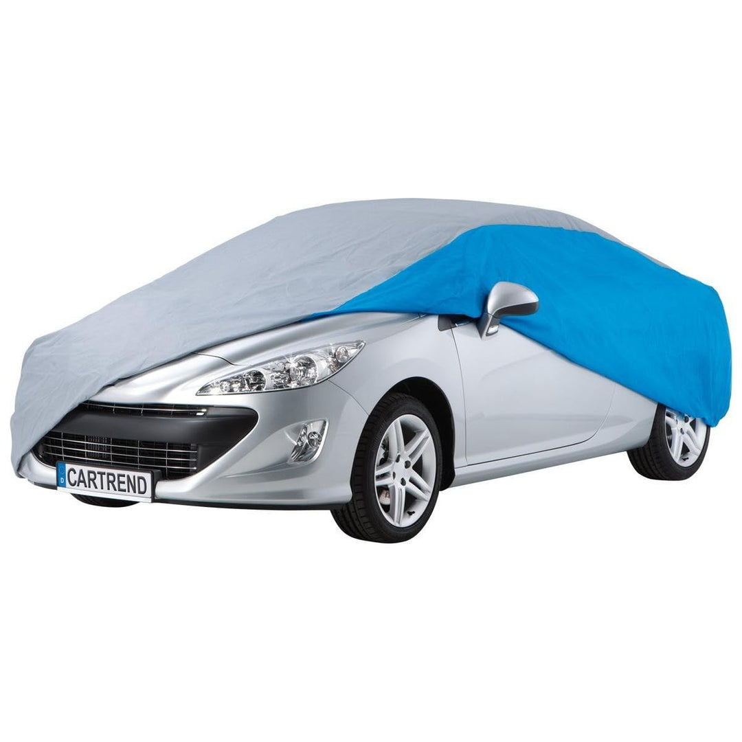 cartrend Vollgarage Vlies Grösse L, wasserabweisend, Stoffgarage Autoplane Autobezug Autoabdeckung A