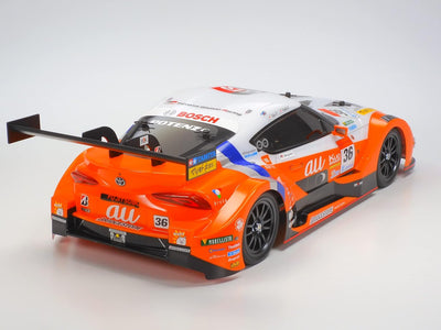 Tamiya 58703 1:10 RC au Tom´s GR Supra (TT-02) - ferngesteuertes Auto, RC Fahrzeug, Modellbau, Bausa