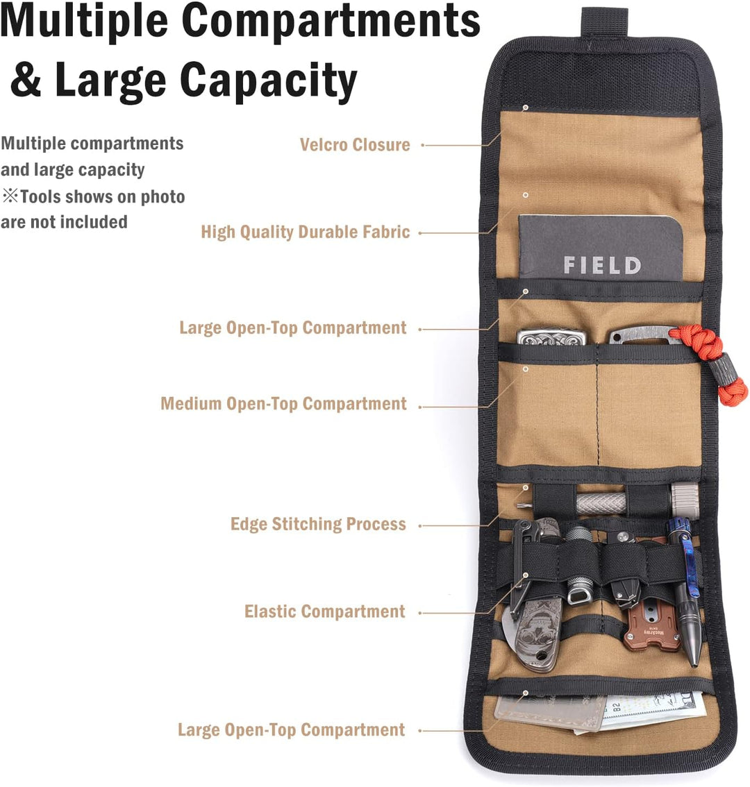 VIPERADE VE12 Taktische Falttasche, Molle Werkzeugtasche, dreifach gefaltete Werkzeugtasche, nützlic