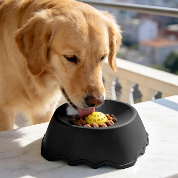 Hundelickspielzeug, Weichgummi Lick Bowl Für Hunde, 360° rutschfest und Kippsicher Schleckball Hund