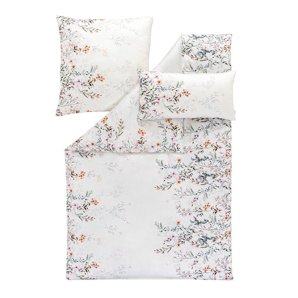 ESTELLA Bettwäsche Gabrielle | Multicolor | 140x200 + 70x90 + 40x80 cm | Satin de Luxe | luxuriöser