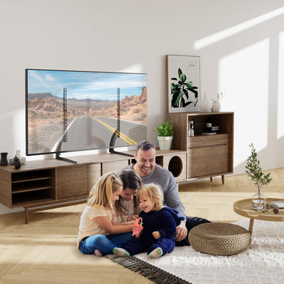 ELIVED Universal TV Ständer, TV Standfüsse für die meisten 27-55 Zoll LCD LED Fernseher bis zu 40KG,