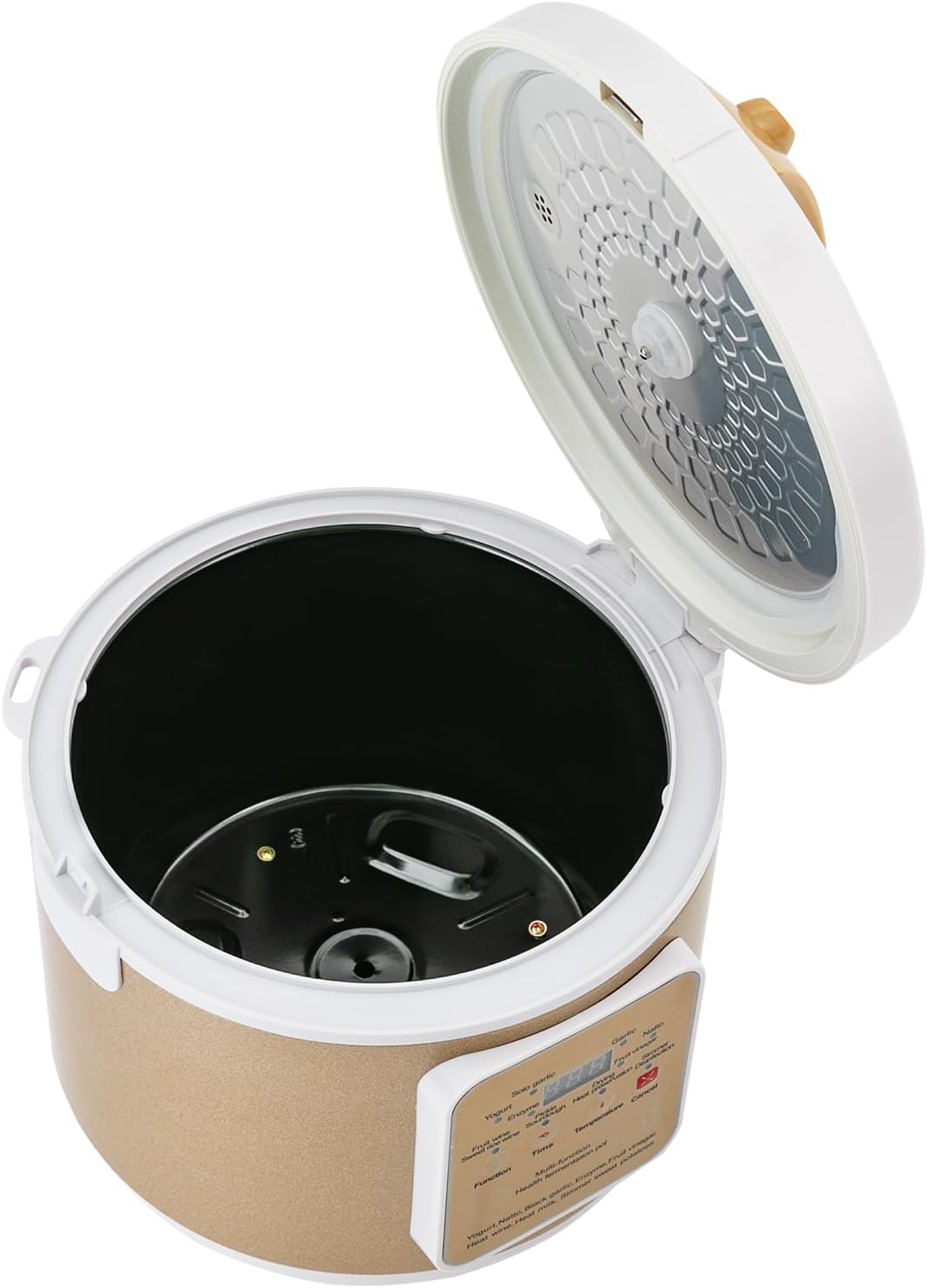 Joghurtbereiter,6L Joghurt Maschine,Knoblauch Fermenter,Türschnallen-Design,Ausschalt-Speicherfunkti