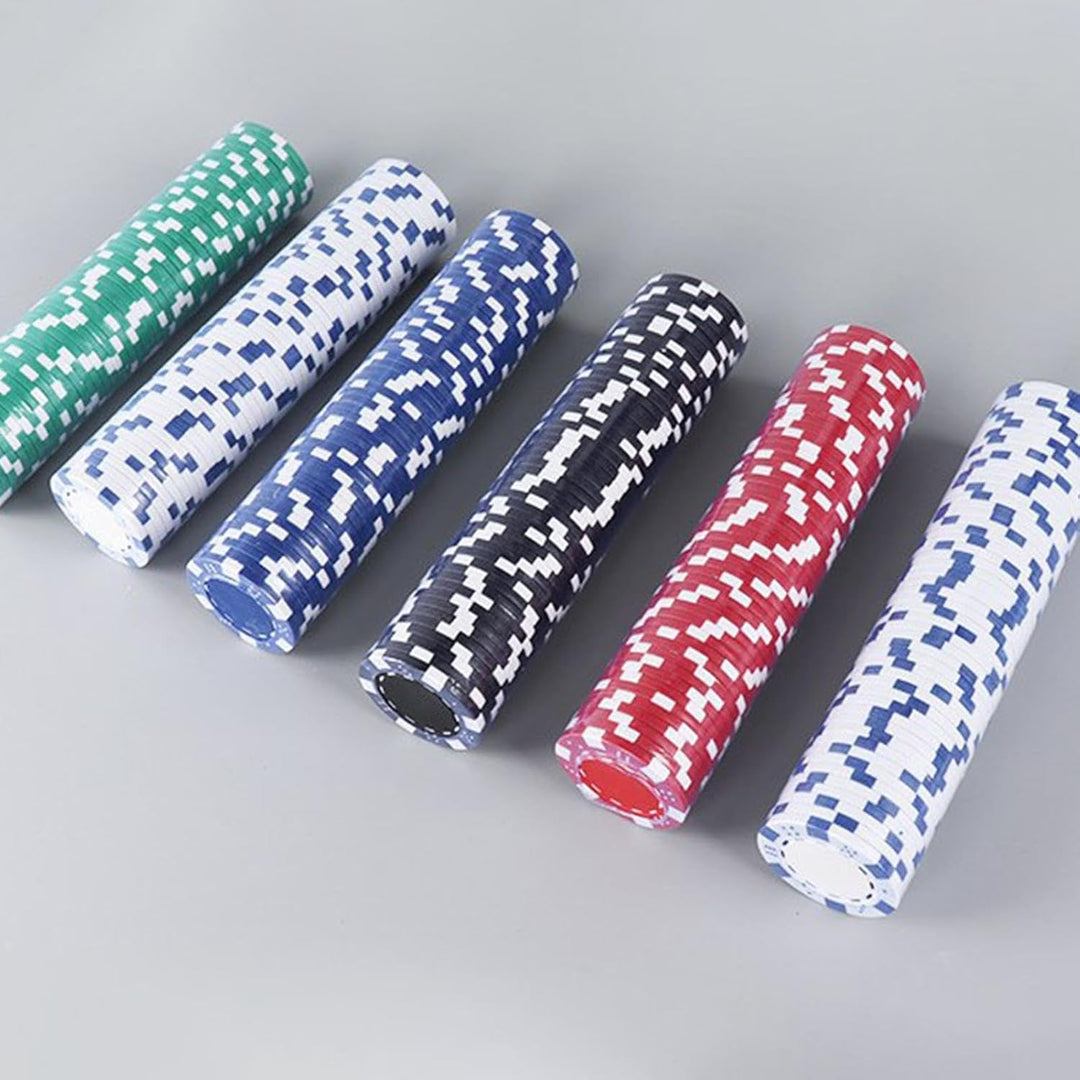 Pokerchips-Set Mit Etui | Blackjack-Poker-Chips-Set | Pokerset Für Kartenclubs, Hochwertiges Pokerch
