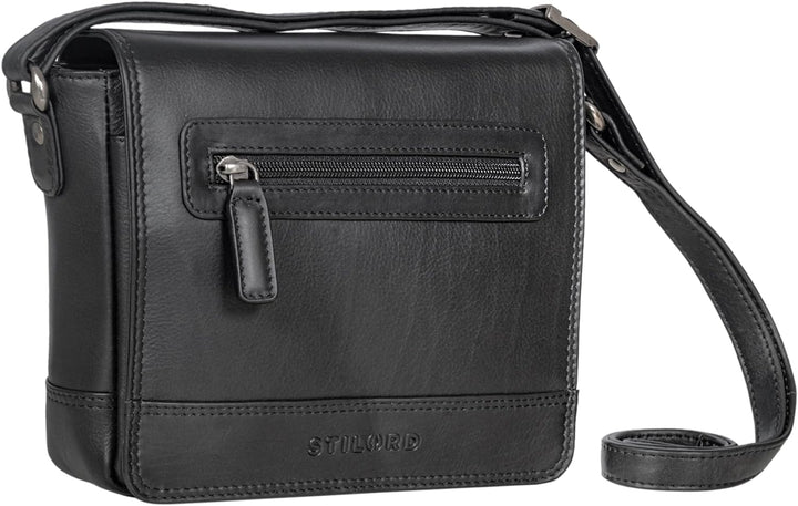 STILORD 'Edith' Lederhandtasche Damen Echtleder Klein Leder Handtasche Schultertasche Umhängetasche