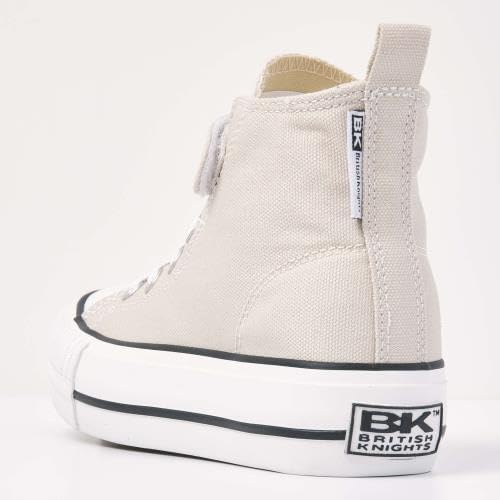 British Knights Mädchen Kaya Mid Sneaker, 32 EU Beige