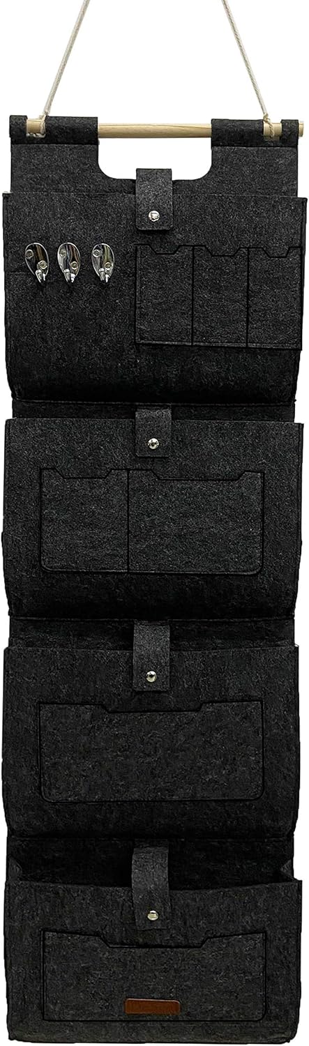 DeSen Hängeorganzier für Tür und Wand, Home-Organizer zum Aufhängen, Wandtasche, Untensilientasche,