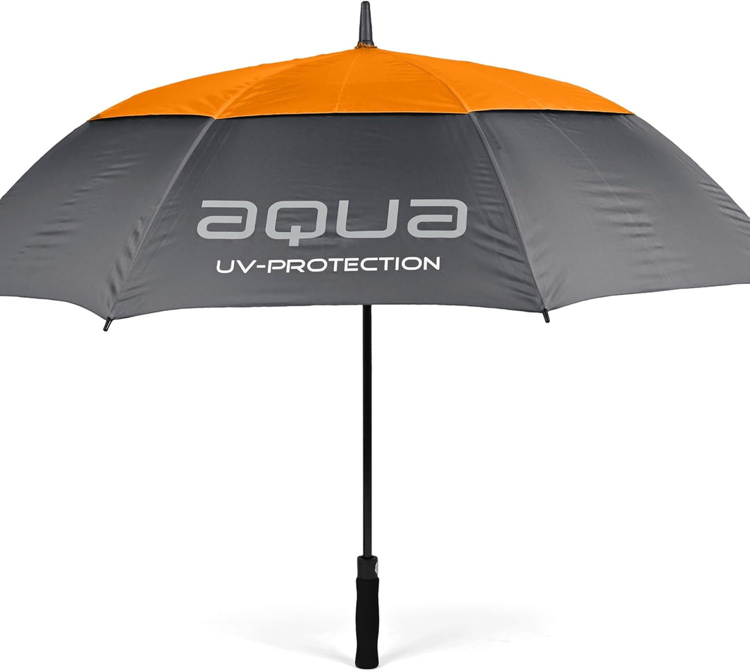BIG MAX I-Dry Aqua Golf Regenschirm mit UV Schutz - 100% Wasserdicht (Orange)