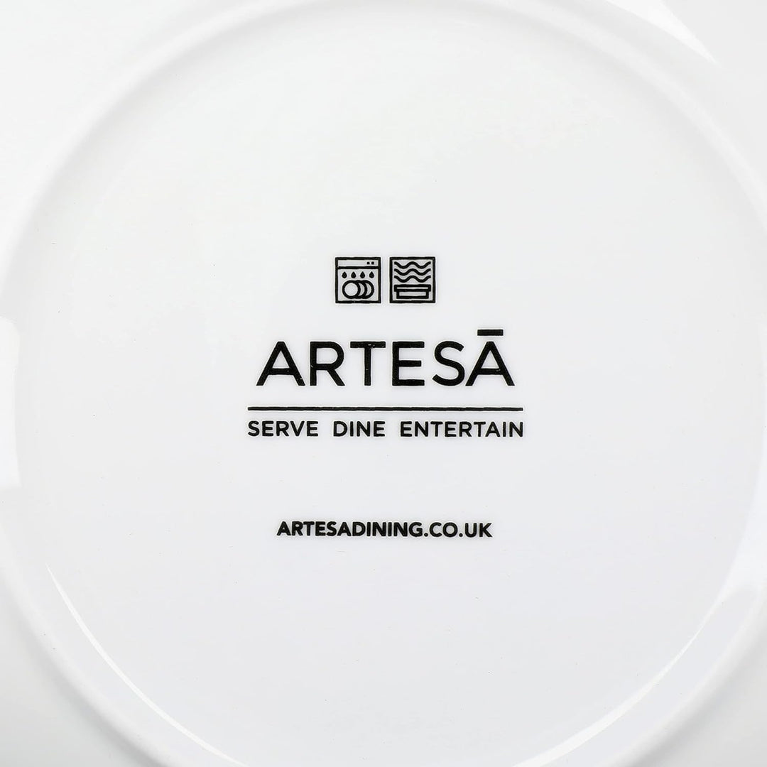 Set Of 4 Gourmet Cheese Porcelain Side Plates In Hat Box (Seitenplatte) Rustikal, Rustikal