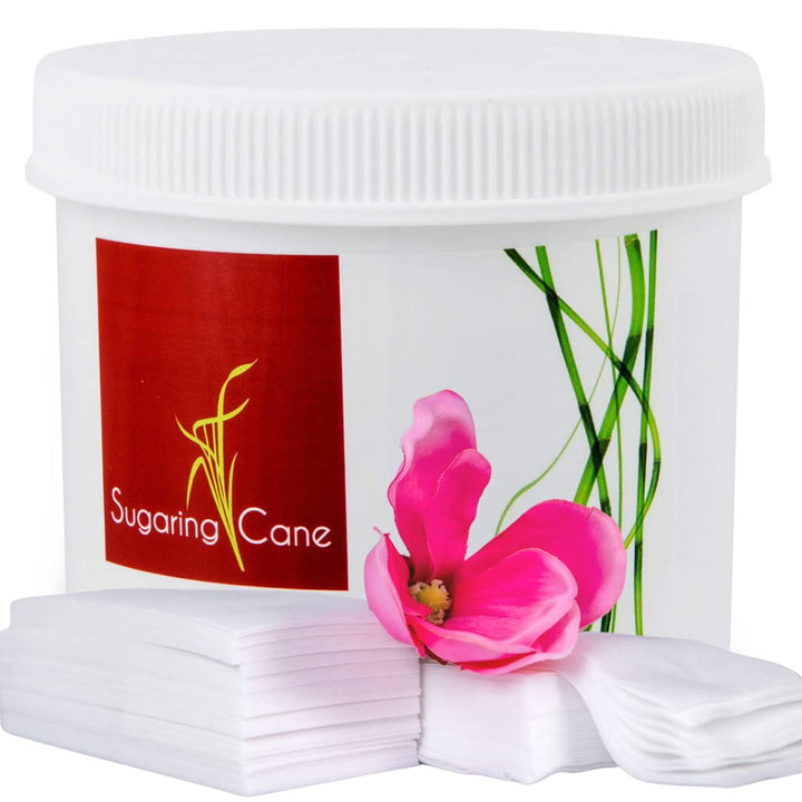 Sugaring Zuckerpaste 500g + 100x Enthaarungsstreifen | 100% Vegan Natur | sanfte, schmerzarme Haaren