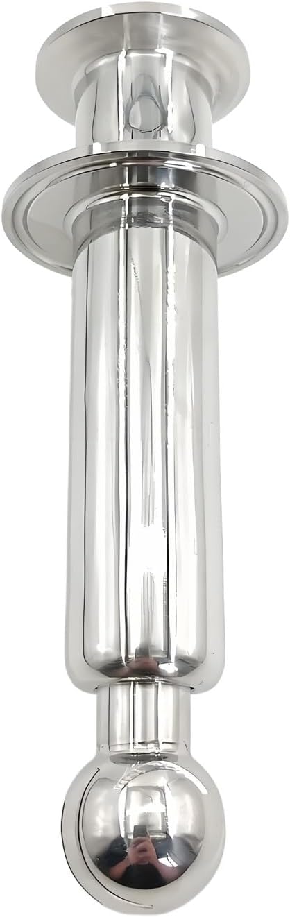 1.5" Tri Clamp auf 2" Tri Clamp Rotierender CIP Sprayball Edelstahl AISI304/1.4301 (1.5"TC x 2"TC),