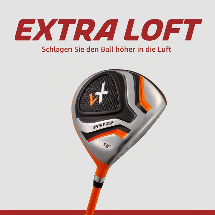 Markantes Junior-Golfschläger-Set für Linkshänder im Alter von 3 bis 5 Jahren (Höhe 90 bis 90 cm), n